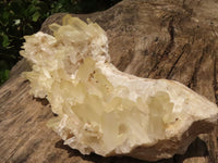 Natural Extra Large Clear Quartz Cluster With Golden Limonite Tint x 1 From Madagascar - TopRock