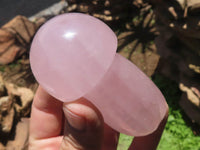 Polished Gemmy Pink Rose Quartz Mushrooms  x 6 From Madagascar - TopRock