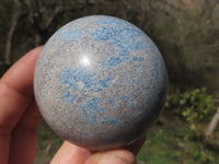 Polished Lovely Rare Blue Spotted Spinel Spheres  x 6 From Madagascar - TopRock