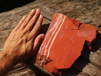 Natural Large Red Jasper Slabs  x 2 From Northern Cape, South Africa - TopRock