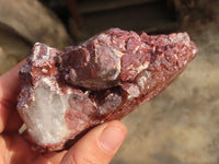 Natural Red Hematoid Quartz Specimens x 5 From Karoi, Zimbabwe