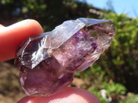 Natural Smokey Amethyst Window Quartz Crystals  x 20 From Chiredzi, Zimbabwe - Toprock Gemstones and Minerals 