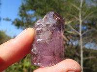 Natural Smokey Amethyst Window Quartz Crystals  x 20 From Chiredzi, Zimbabwe - Toprock Gemstones and Minerals 