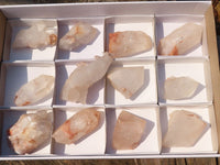 Natural Large Quartz Crystal Specimens x 12 From Mpika, Zambia