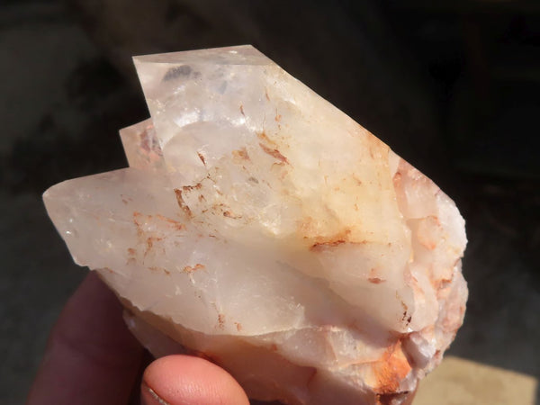 Natural Large Quartz Crystal Specimens x 12 From Mpika, Zambia