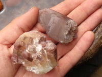 Natural Red Hematoid Phantom Quartz Crystals  x 35 From Karoi, Zimbabwe - TopRock