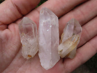 Polished Single Clear Quartz Crystals  x 7 From Zimbabwe - TopRock