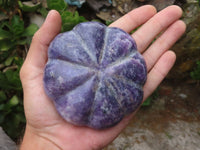 Polished Purple Lepidolite Pumpkin Carvings  x 4 From Zimbabwe - TopRock