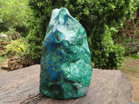 Polished Stunning Extra Large Blue Malacholla Display Piece  x 1 From Congo - TopRock