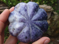 Polished Purple Lepidolite Pumpkin Carvings  x 4 From Zimbabwe - TopRock