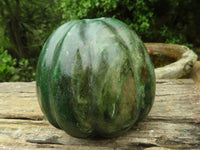 Polished Green Verdite Pumpkin Carving x 1 From Zimbabwe - Toprock Gemstones and Minerals 