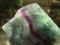 Polished Watermelon Fluorite Slices  x 3 From Uis, Namibia