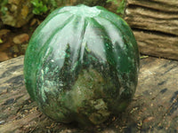 Polished Green Verdite Pumpkin Carving x 1 From Zimbabwe - Toprock Gemstones and Minerals 