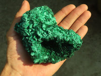 Natural Chatoyant Silky Malachite Specimens  x 3 From Kasompe, Congo