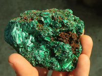 Natural Chatoyant Silky Malachite Specimens  x 3 From Kasompe, Congo