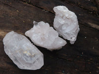 Natural Single Clear Quartz Crystals  x 20 From Zambia - Toprock Gemstones and Minerals 