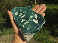 Polished Large Green Mtorolite Emerald Chrysoprase Plates  x 2 From Mutorashanga, Zimbabwe - TopRock