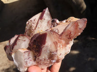 Natural Red Hematoid Quartz Specimens  x 2 From Karoi, Zimbabwe - Toprock Gemstones and Minerals 