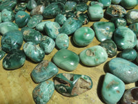 Polished XX Rare Mtorolite (Nickel Coloured Chalcedony) Gallets / Palm Stones - sold per kg - From Mutorashanga, Zimbabwe - TopRock