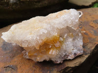 Natural Golden Limonite / Lemonite Quartz Clusters  x 12 From Zambia - Toprock Gemstones and Minerals 