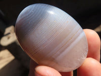 Polished Highly Selected Banded Agate Palm Stones  x 20 From Madagascar - Toprock Gemstones and Minerals 