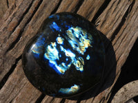 Polished  Large Puffy Labradorite Gemstone Heart  x 1 From Tulear, Madagascar