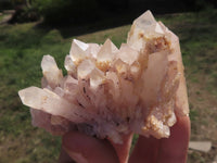 Natural Optic to Semi Optic Selected Quartz Clusters  x 11 From Madagascar - TopRock