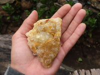 Natural Golden Limonite / Lemonite Quartz Clusters  x 12 From Zambia - Toprock Gemstones and Minerals 