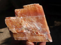 Natural New Sunset Orange Calcite Specimens  x 6 From Spitzkoppe, Namibia - Toprock Gemstones and Minerals 