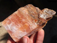 Natural New Sunset Orange Calcite Specimens  x 6 From Spitzkoppe, Namibia - Toprock Gemstones and Minerals 