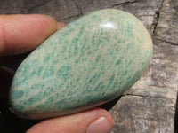 Polished Blue Amazonite Gallets  x 12 From Zimbabwe - TopRock