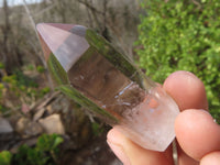 Polished Wispy Phantom Smokey Quartz Points x 20 From Madagascar