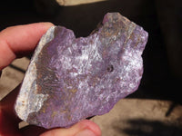 Polished Metallic Purpurite Slices With Matte Finish  x 6 From Namibia - Toprock Gemstones and Minerals 