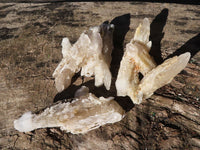 Natural Drusy Quartz Coated Calcite Crystals  x 12 From Alberts Mountain, Lesotho - Toprock Gemstones and Minerals 