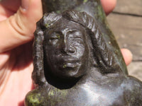 Polished Leopard Stone Mermaid Carving  x 1 From Zimbabwe - TopRock