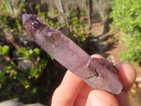 Natural Smokey Amethyst Crystals  x 7 From Chiredzi, Zimbabwe