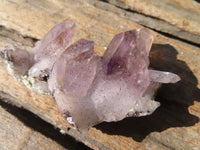 Natural Smokey Amethyst Crystals  x 7 From Chiredzi, Zimbabwe