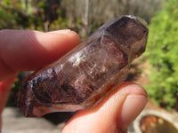 Natural Smokey Amethyst Crystals  x 7 From Chiredzi, Zimbabwe