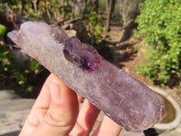 Natural Smokey Amethyst Crystals  x 7 From Chiredzi, Zimbabwe