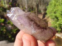 Natural Smokey Amethyst Crystals  x 7 From Chiredzi, Zimbabwe