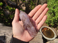 Natural Smokey Amethyst Crystals  x 7 From Chiredzi, Zimbabwe