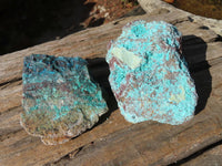 Natural Rough Shattuckite Cobbed Specimens x 24 From Kaokoveld, Namibia