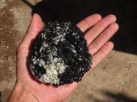 Natural Schorl Black Tourmaline With Quartz & Vermiculite  x 3 From Erongo, Namibia - Toprock Gemstones and Minerals 