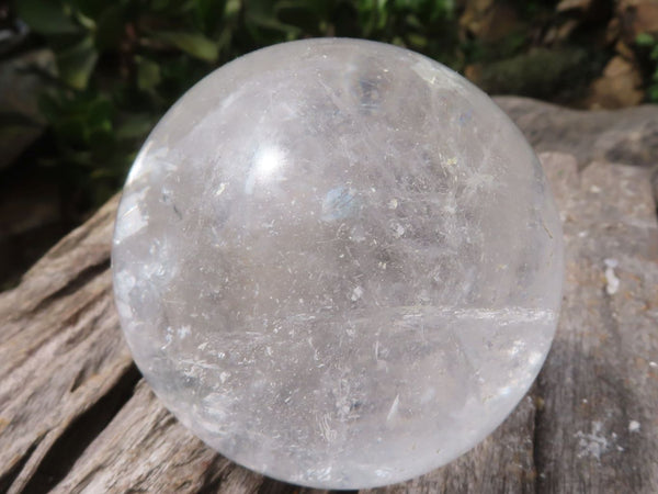 Polished Large Clear Quartz Crystal Balls  x 2 From Madagascar - TopRock