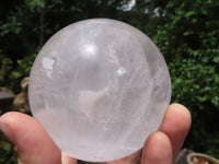 Polished Large Clear Quartz Crystal Balls  x 2 From Madagascar - TopRock