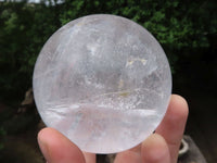 Polished Large Clear Quartz Crystal Balls  x 2 From Madagascar - TopRock