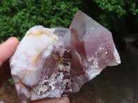 Natural Red Hematoid Quartz Clusters  x 3 From Karoi, Zimbabwe - TopRock