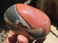 Polished Polychrome / Picasso Jasper Free Forms  x 4 From Madagascar - TopRock