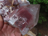 Natural Red Hematoid Quartz Clusters  x 3 From Karoi, Zimbabwe - TopRock