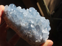 Natural Blue Celestite Crystal Specimens  x 3 From Sakoany, Madagascar - Toprock Gemstones and Minerals 